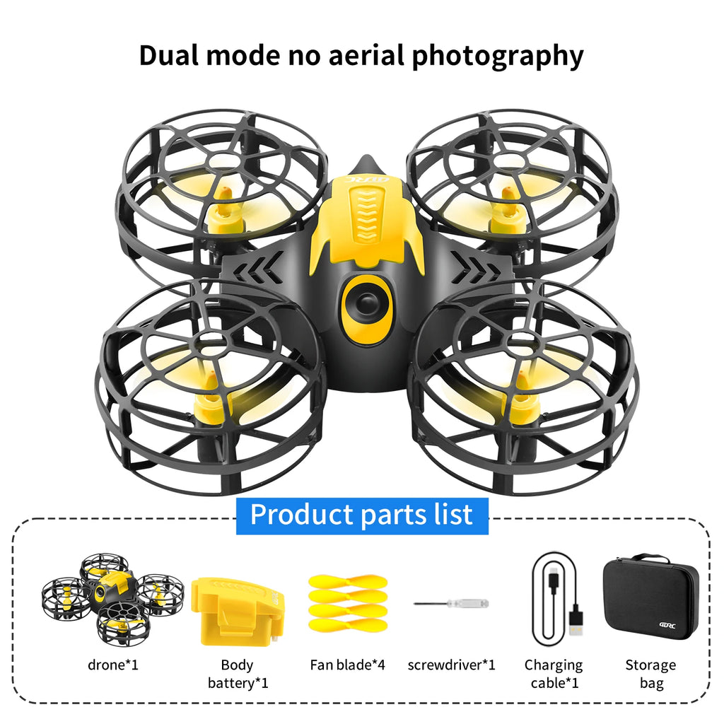 Mini Drone 3D V18 quadrirotor , parfait pour débutant , résistant aux impactes . Un charme à piloter !
