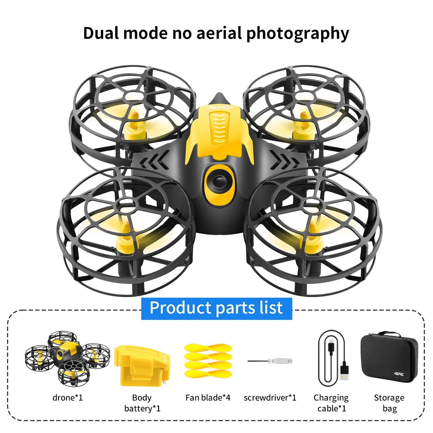 Mini Drone 3D V18 quadrirotor , parfait pour débutant , résistant aux impactes . Un charme à piloter !