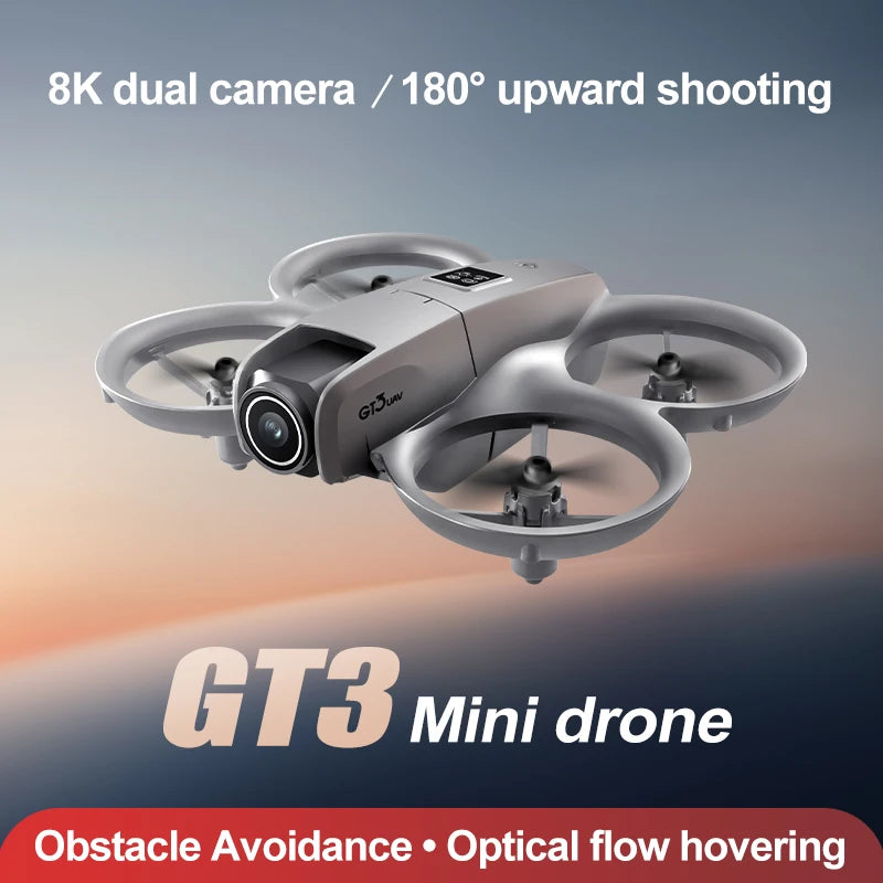 Drone GT3 8K professionel HD, photographie aérienne, évitement d'obstacles, double caméra. Un plaisir inégalé !