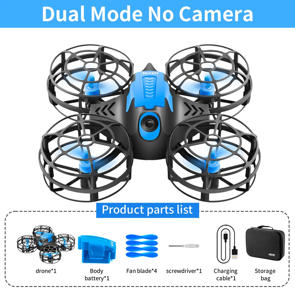 Mini Drone 3D V18 quadrirotor , parfait pour débutant , résistant aux impactes . Un charme à piloter !