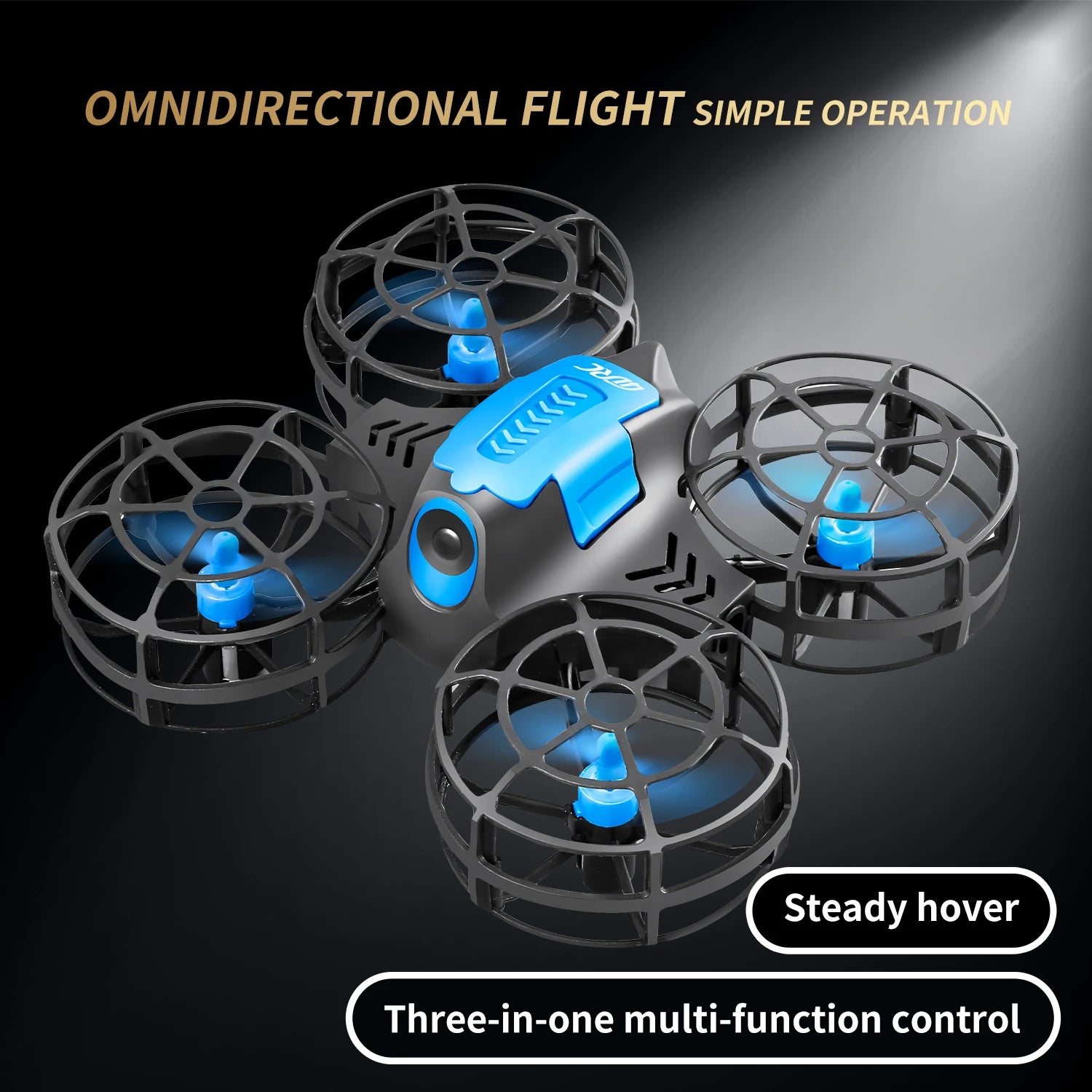 Mini Drone 3D V18 quadrirotor , parfait pour débutant , résistant aux impactes . Un charme à piloter !