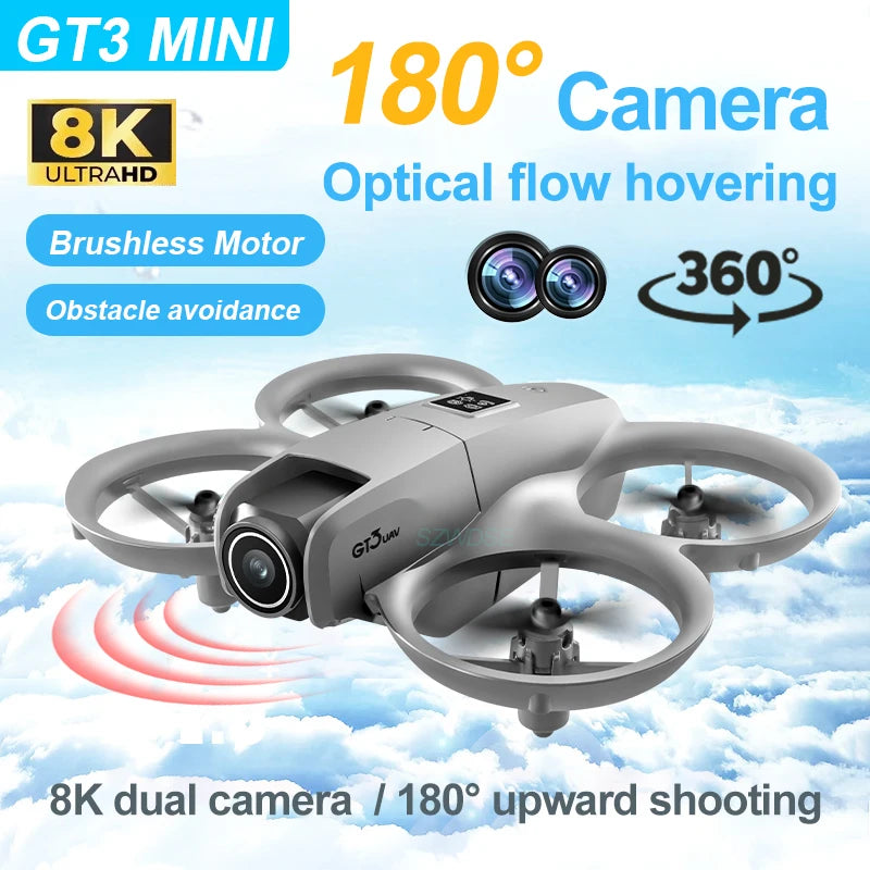 Drone GT3 8K professionel HD, photographie aérienne, évitement d'obstacles, double caméra. Un plaisir inégalé !